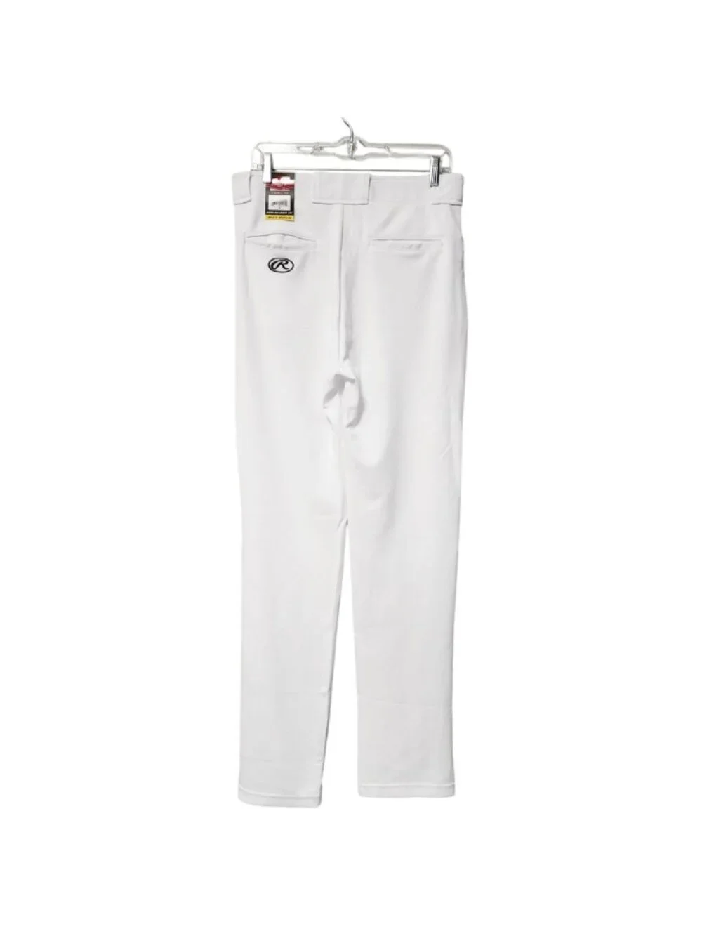 Rawlings Mens Medium White Pro-Dri Baseball Pants Semi-Relaxed Fit 40.5